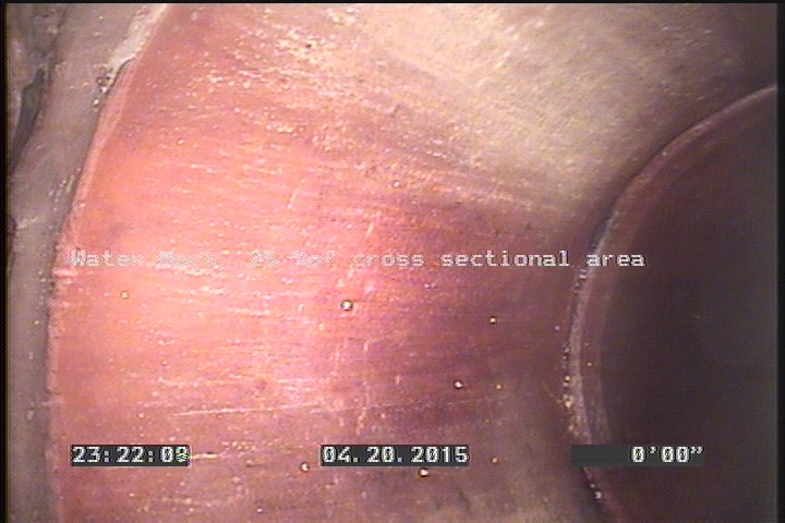 Water Mark, 25 %of cross sectional area
