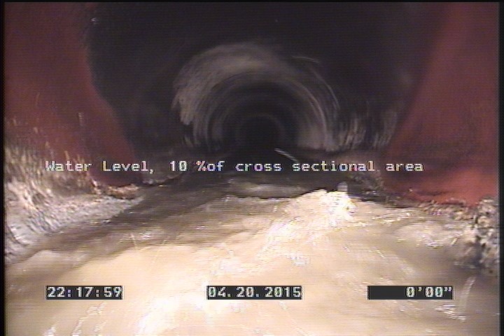 Water Level, 10 %of cross sectional area