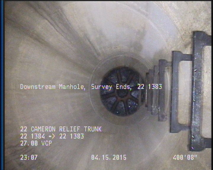 Downstream Manhole, Survey Ends - 22 1383