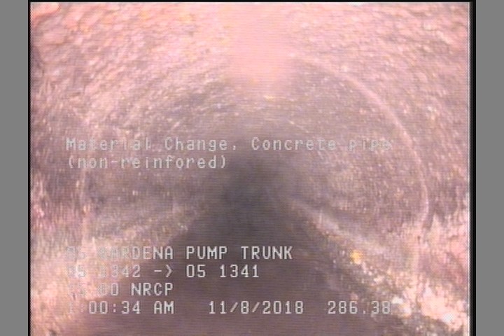 Material Change, Concrete pipe (non-reinfored)
