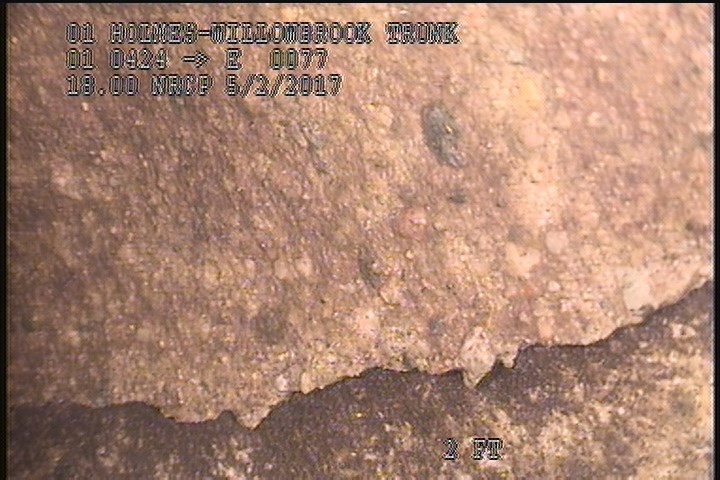 Surface Spalling, from 08 to 04 o'clock, within 8 inches of joint: YES, Start - PEELING CONCRETE SEVERE AGG ATTCHED