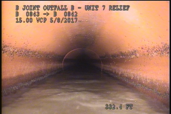 Water Mark, 70 %of cross sectional area - POSSIBLE OLD MARK