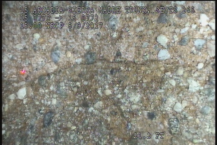 Surface Spalling, from 09 to 03 o'clock, within 8 inches of joint: NO - PEELING CONCRETE SEVERE AG ATTCHED