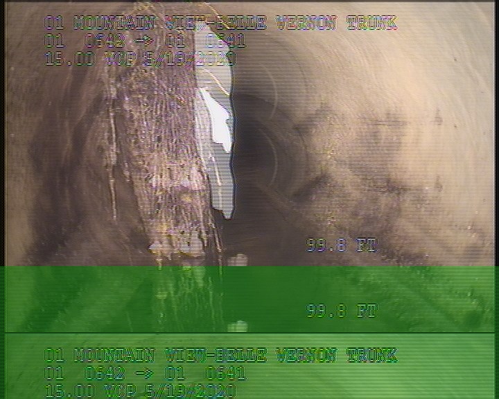 Roots Medium Connection, from 07 to 11 o'clock, 20 %, within 8 inches of joint: NO