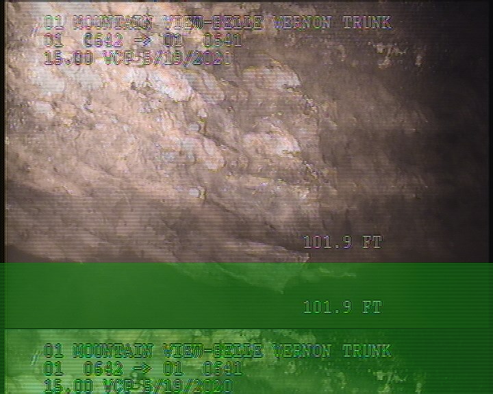 Deposits Attached Grease, 5 %of cross sectional area, at 07 o'clock, , within 8 inches of joint: NO