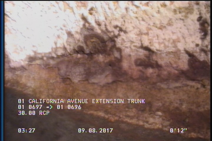 Surface Spalling, from 07 to 05 o'clock, within 8 inches of joint: YES, Start