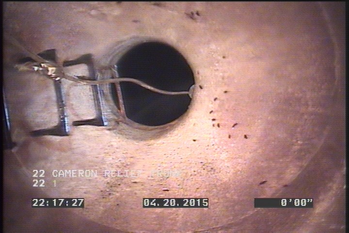 Upstream Manhole, Survey Begins - 22 1364