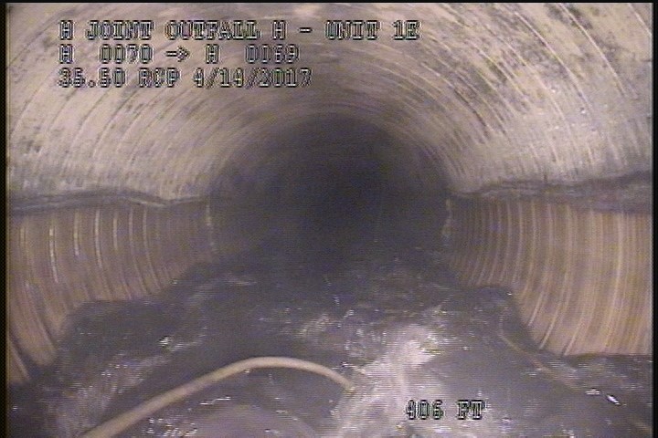 Water Mark, 50 %of cross sectional area