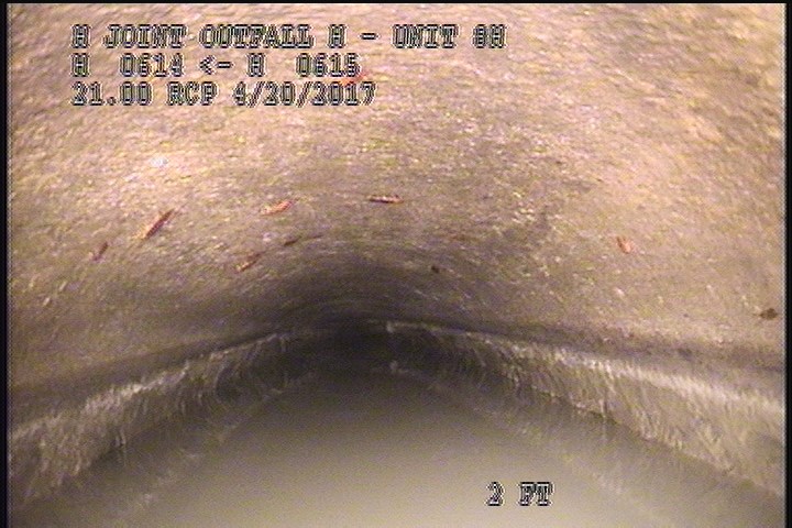 Surface Spalling, from 10 to 02 o'clock, within 8 inches of joint: NO, Start - FLAKING CONCRETE