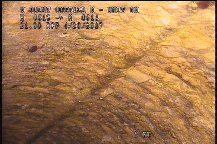 Surface Reinforcement Visible, from 11 to 01 o'clock, within 8 inches of joint: YES, Start - LONG & CIRCUM REBAR