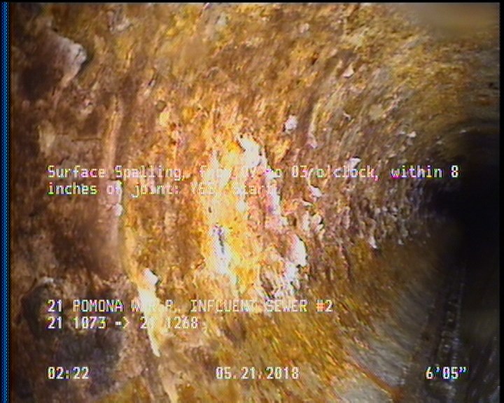 Surface Spalling, from 09 to 03 o'clock, within 8 inches of joint: YES, Start