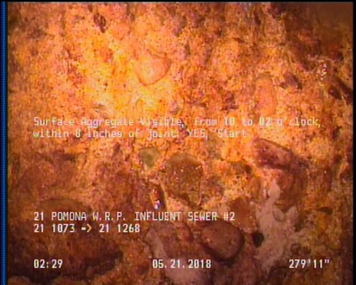 Surface Aggregate Visible, from 10 to 02 o'clock, within 8 inches of joint: YES, Start