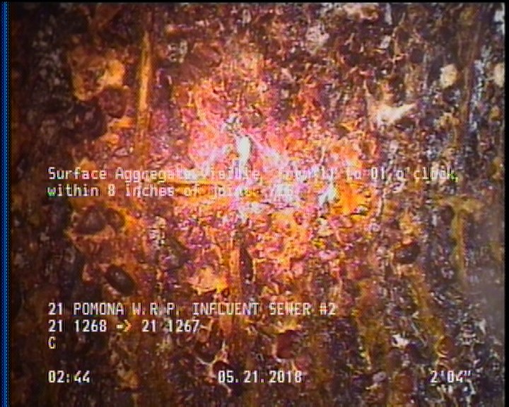 Surface Aggregate Visible, from 11 to 01 o'clock, within 8 inches of joint: YES