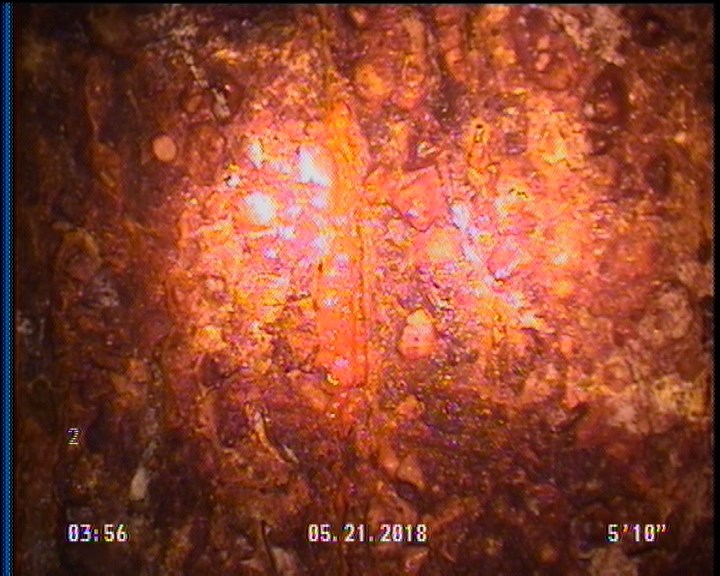 Surface Reinforcement Visible, from 11 to 01 o'clock, within 8 inches of joint: YES, Start
