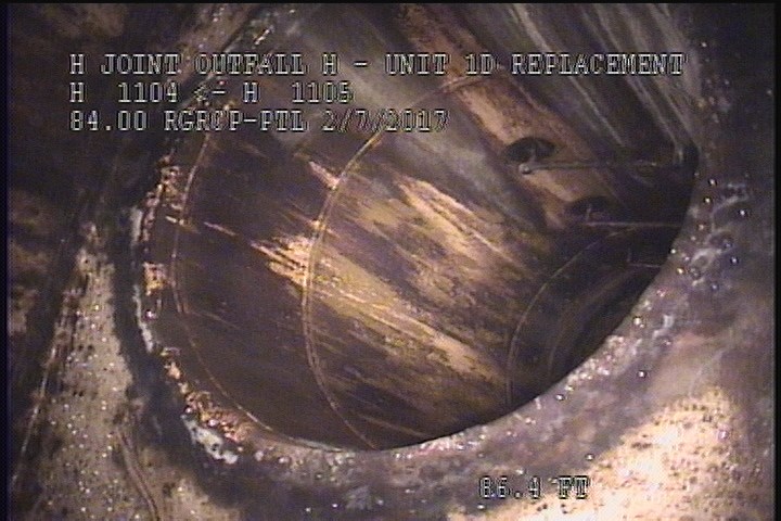 Upstream Manhole, Survey Ends - 5:59 PM, POSSIBLE AIRLINE MANHOLE