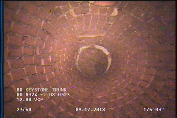 Downstream Manhole, Survey Ends - 08 0323