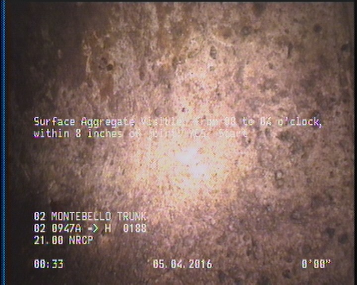 Surface Aggregate Visible, from 08 to 04 o'clock, within 8 inches of joint: YES, Start