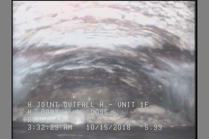 Survey Abandoned - DOWN LEG OF THE U/S SIPHON