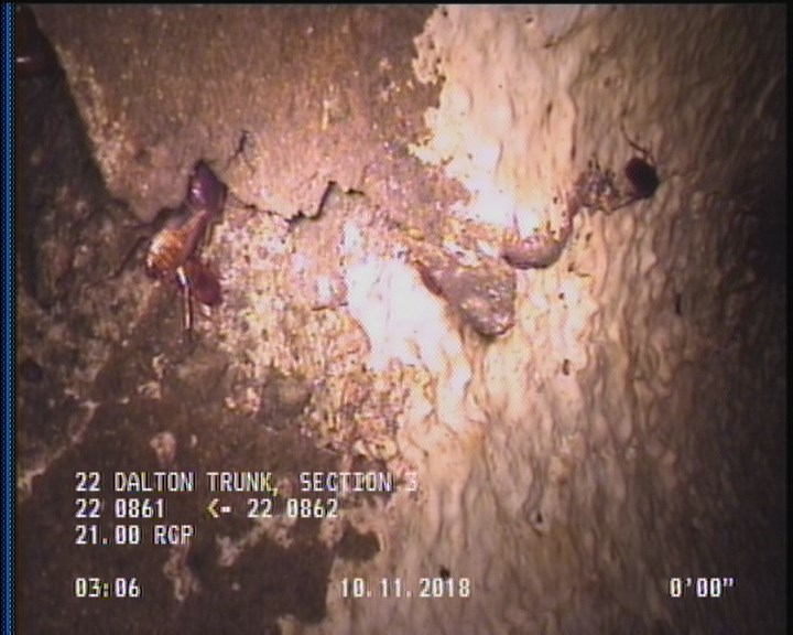 Surface Spalling, from 09 to 03 o'clock, within 8 inches of joint: YES, Start