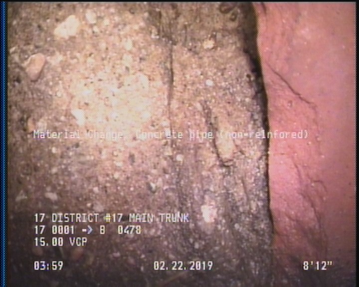 Material Change, Concrete pipe (non-reinfored)