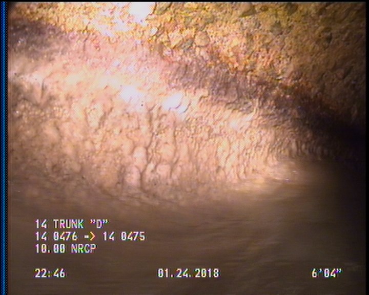 Deposits Attached Grease, 5 %of cross sectional area, from 03 to 09 o'clock, , within 8 inches of joint: YES, Start