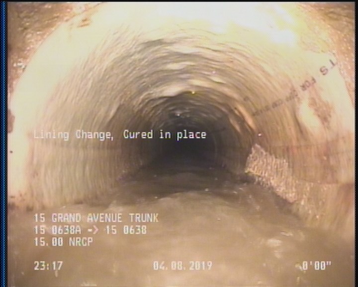 Lining Change, Cured in place