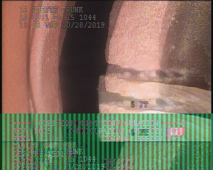 Survey Abandoned - BROKEN PIPE LARGE OFFSET JOINT