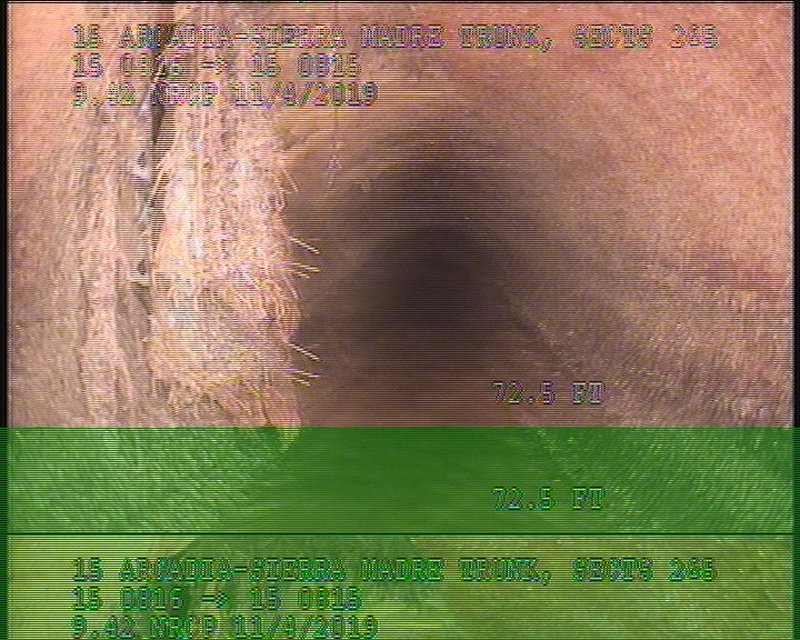 Roots Medium Connection, from 08 to 11 o'clock, 10 %, within 8 inches of joint: NO