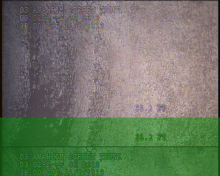 General Observation - WHITE BUILD-UP ON PIPE