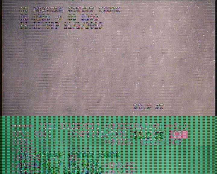 General Observation - THIN WHITE BUILD-UP ON LINER