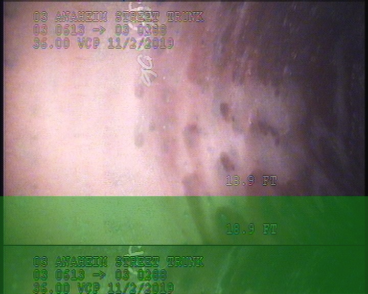 General Observation - WHITE BUILD-UP ON LINER