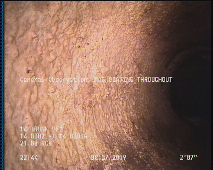 General Observation - MAG COATING THROUGHOUT