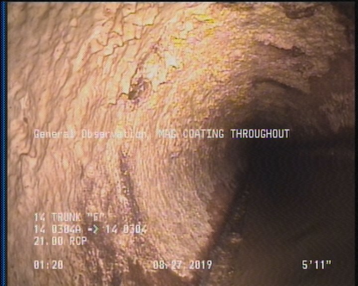 General Observation - MAG COATING THROUGHOUT