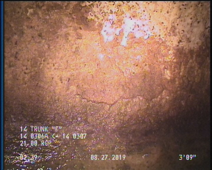 Surface Spalling, from 08 to 04 o'clock, within 8 inches of joint: YES, Start