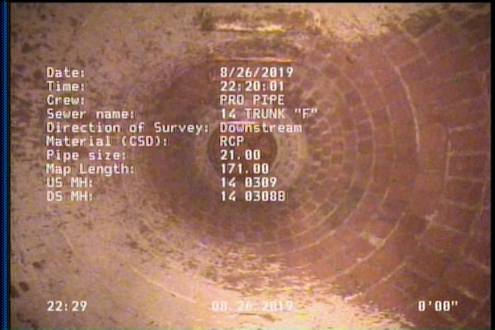 Upstream Manhole, Survey Begins - 14 0309