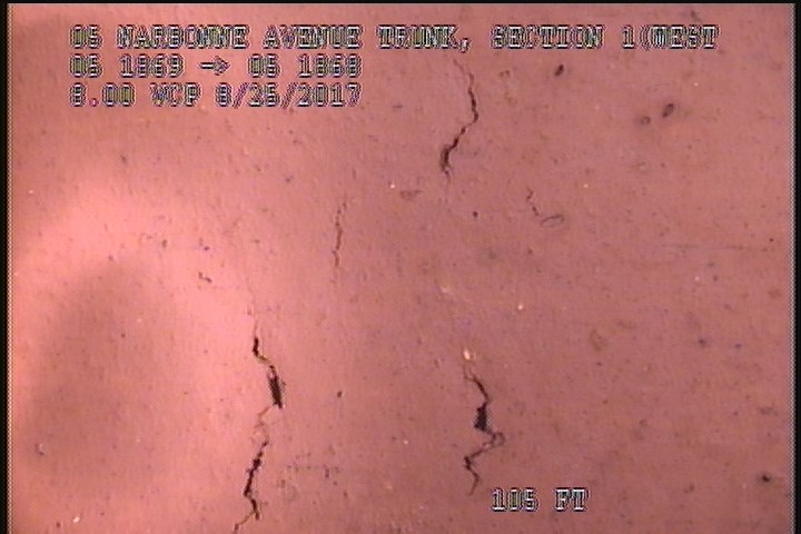 Surface Spalling, from 01 to 03 o'clock, within 8 inches of joint: NO - SUFACE PEELING