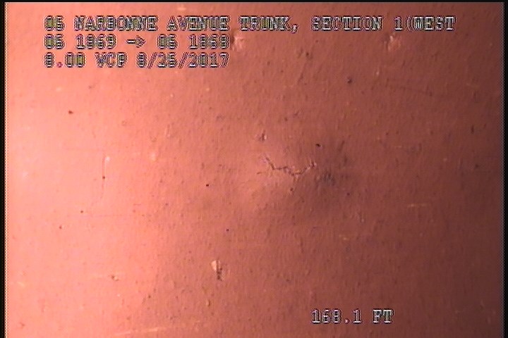 Surface Spalling, at 10 o'clock, within 8 inches of joint: NO - BLISTERING SURFACE