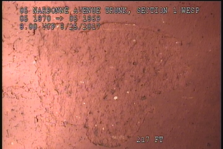 Surface Spalling, from 09 to 10 o'clock, within 8 inches of joint: YES