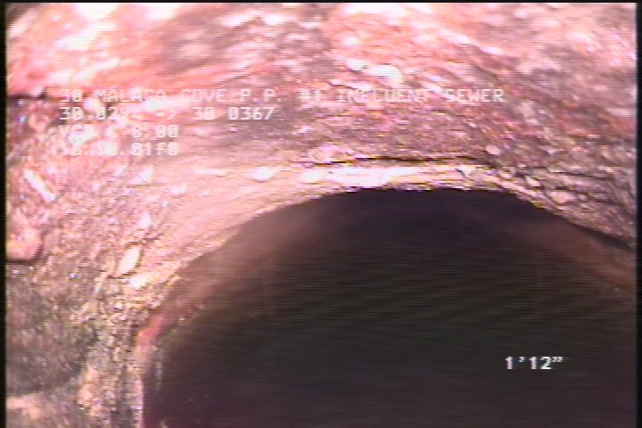 Upstream Manhole, Survey Begins - 10:52 AM