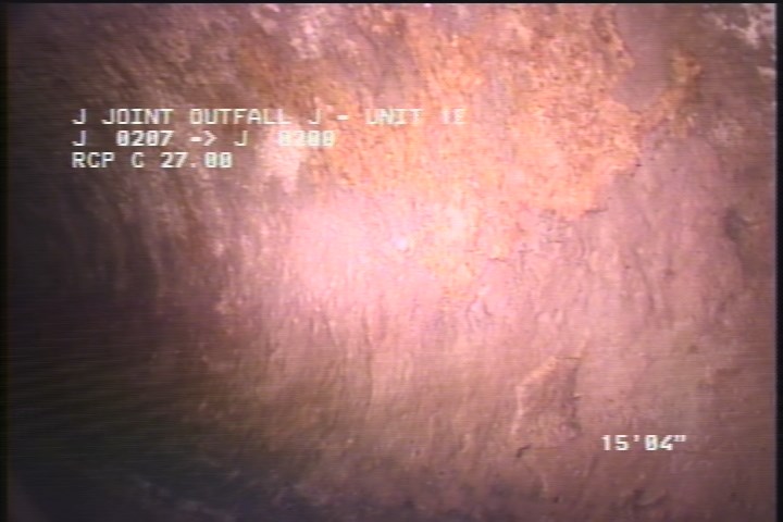 Surface Spalling, from 08 to 04 o'clock, within 8 inches of joint: NO - BLISTERING PEELING CONCRETE