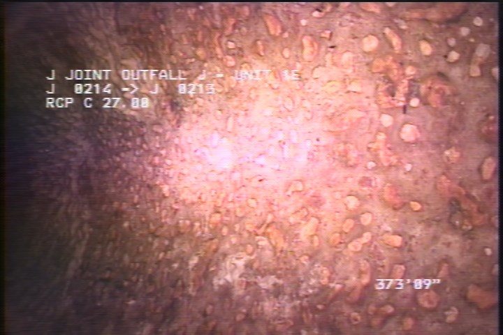 Surface Spalling, from 08 to 04 o'clock, within 8 inches of joint: NO - BLISTERING PEELING CONCRETE