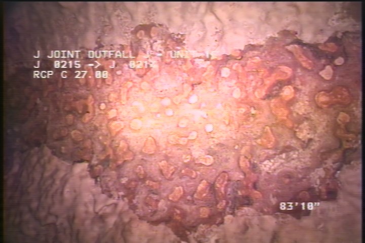 Surface Spalling, from 08 to 04 o'clock, within 8 inches of joint: YES - BLISTERING CONCRETE