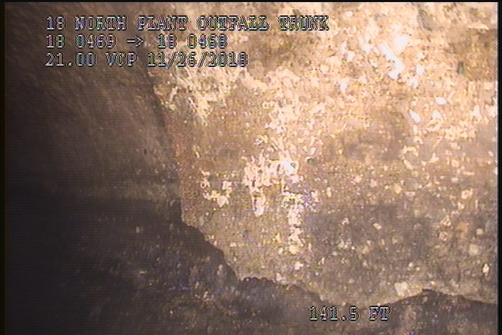 Surface Spalling, from 10 to 02 o'clock, within 8 inches of joint: YES - PEELING CONCRETE