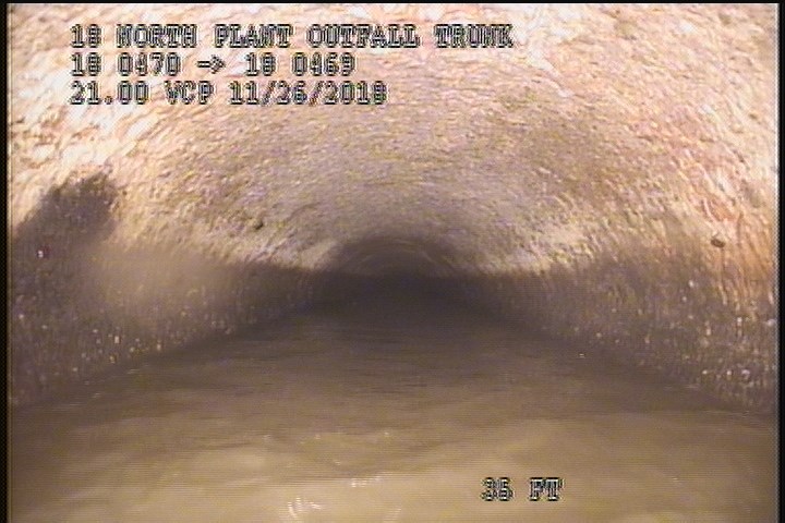 Water Mark, 80 %of cross sectional area