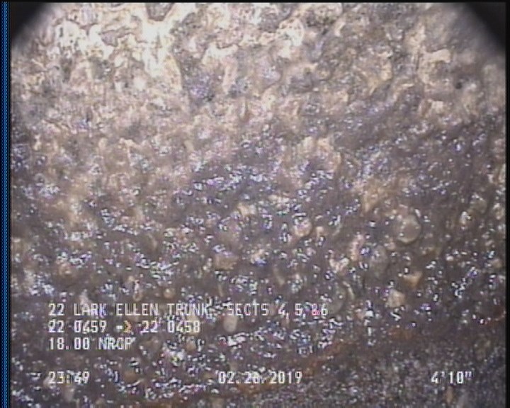 Surface Aggregate Projecting, from 08 to 04 o'clock, within 8 inches of joint: YES, Start