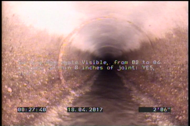 Surface Aggregate Visible, from 08 to 04 o'clock, within 8 inches of joint: YES, Start