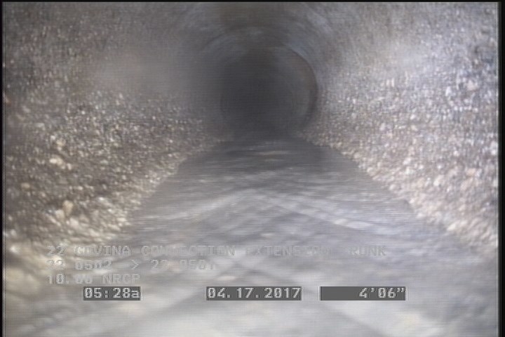 Deposits Attached Grease, 5 %of cross sectional area, from 05 to 07 o'clock, , within 8 inches of joint: YES, Start