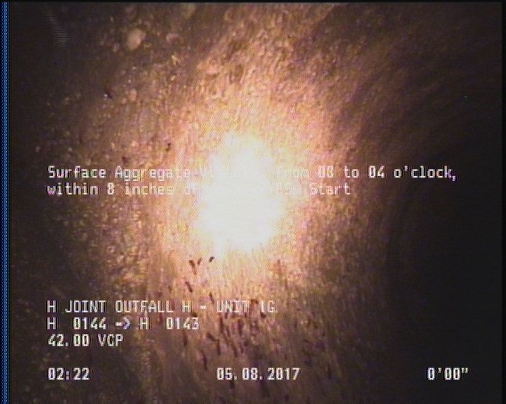 Surface Aggregate Visible, from 08 to 04 o'clock, within 8 inches of joint: YES, Start