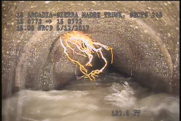 Water Mark, 50 %of cross sectional area