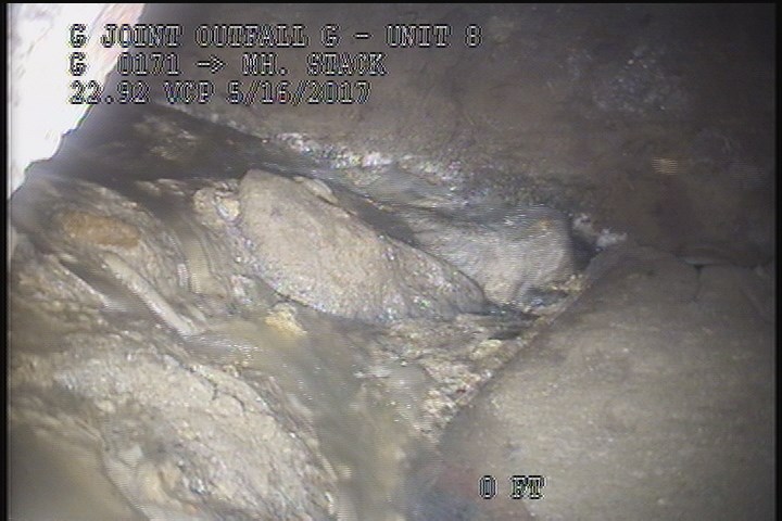 General Observation - BROKEN CONNECTION, SOIL VISIBLE